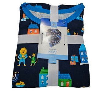 Kids TARGET Hanukkah 2 Piece Pajama Outfit Size 12